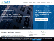 Tablet Screenshot of katalysttech.com